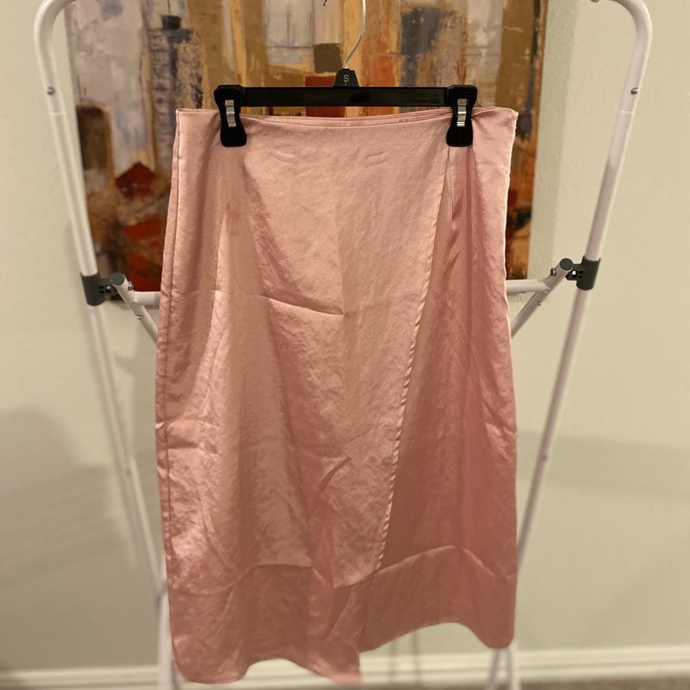 Altar’d State Satin Midi Skirt